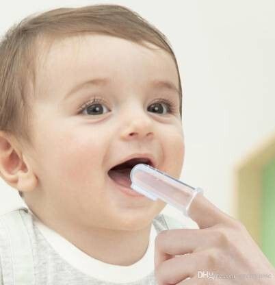 Newborn Baby Finger Tooth-Brush with Case(Kids Toothbrush; Non-Toxic odorless. Ultra Soft Toothbrush-image-20