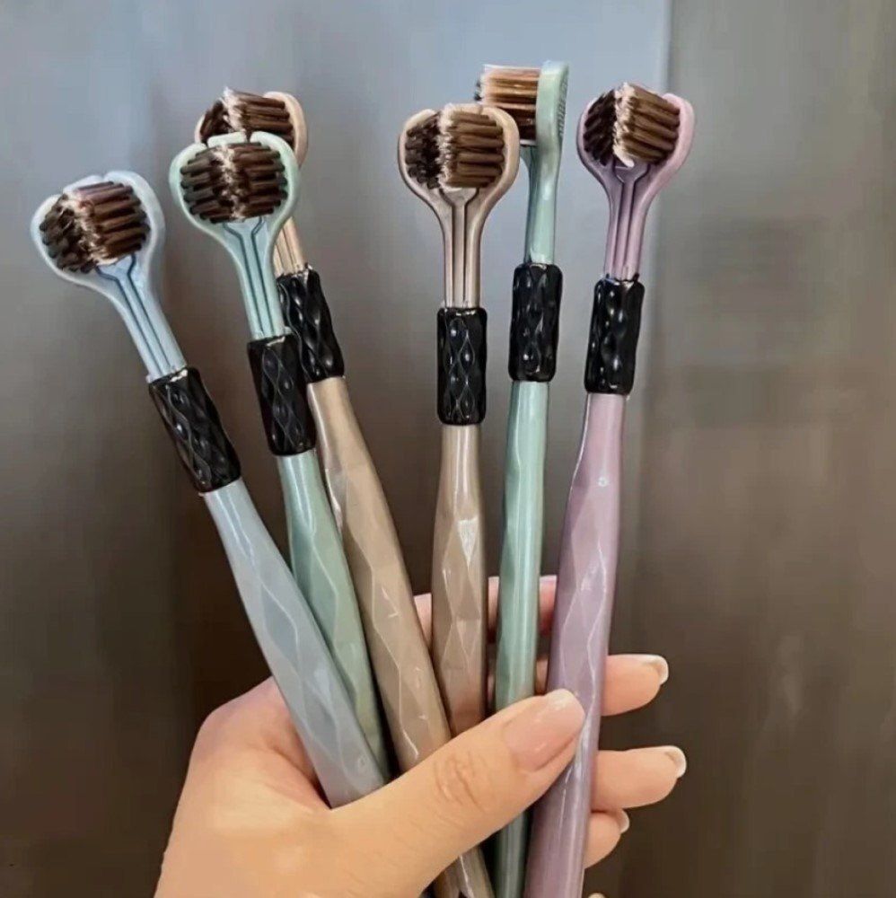 niponi I 3 Sided Toothbrush | 3 Sided Toothbrush with Soft Bristles_33. Ultra Soft Toothbrush-picture-27