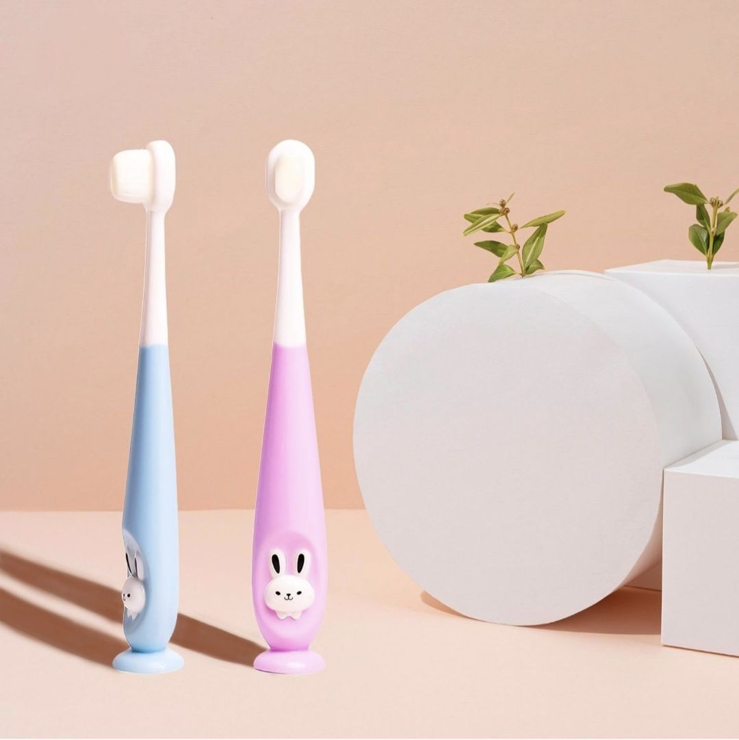 Baby Supersoft Bristles & Section Cup Base Tooth Brush for Kids/Babies/Toddlers Ultra Soft Toothbrush-image-17