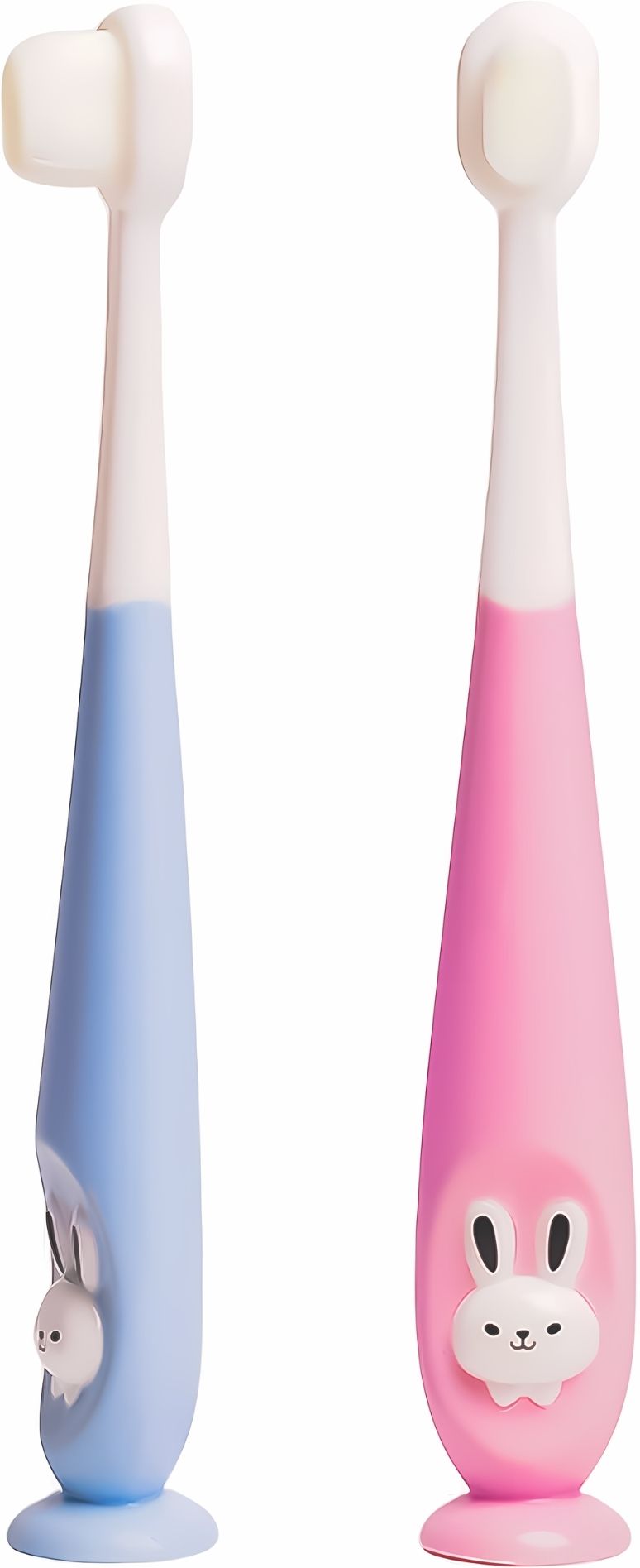 Baby Toothbrush, Toothbrush for Kids/Babies/Toddlers (2-10 Years) Pink & Blue Ultra Soft Toothbrush-image-32