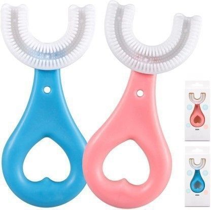 fitup Toothbrush 360 Degree U-shaped For 2-6 Years Mouth-Cleaning Ultra Soft Toothbrush-picture-43