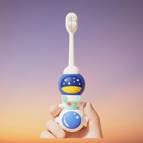 brahmani enterprise Eco-Silicone Ultra Dense Micro-Bristle Kids Brush Pack Of 2 Multicolor Ultra Soft Toothbrush-picture-41