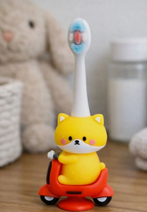 Kids Cartoon Character Toothbrush – Soft Bristle Kids Toothbrush Extra Soft Toothbrush-image-30