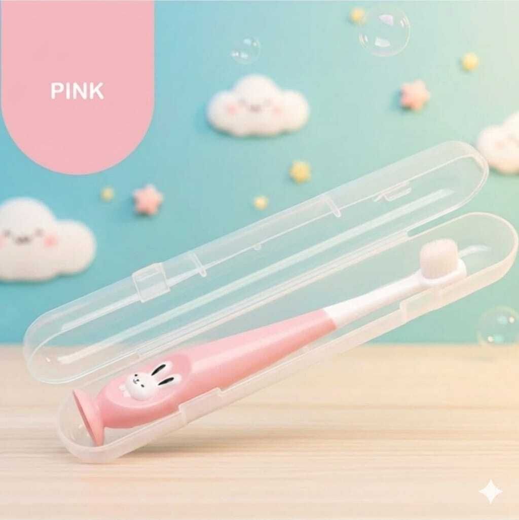 Supersoft Bristles & Section Cup Base Tooth Brush for Kids/Babies/Toddlers 18M+ Extra Soft Toothbrush-image-18