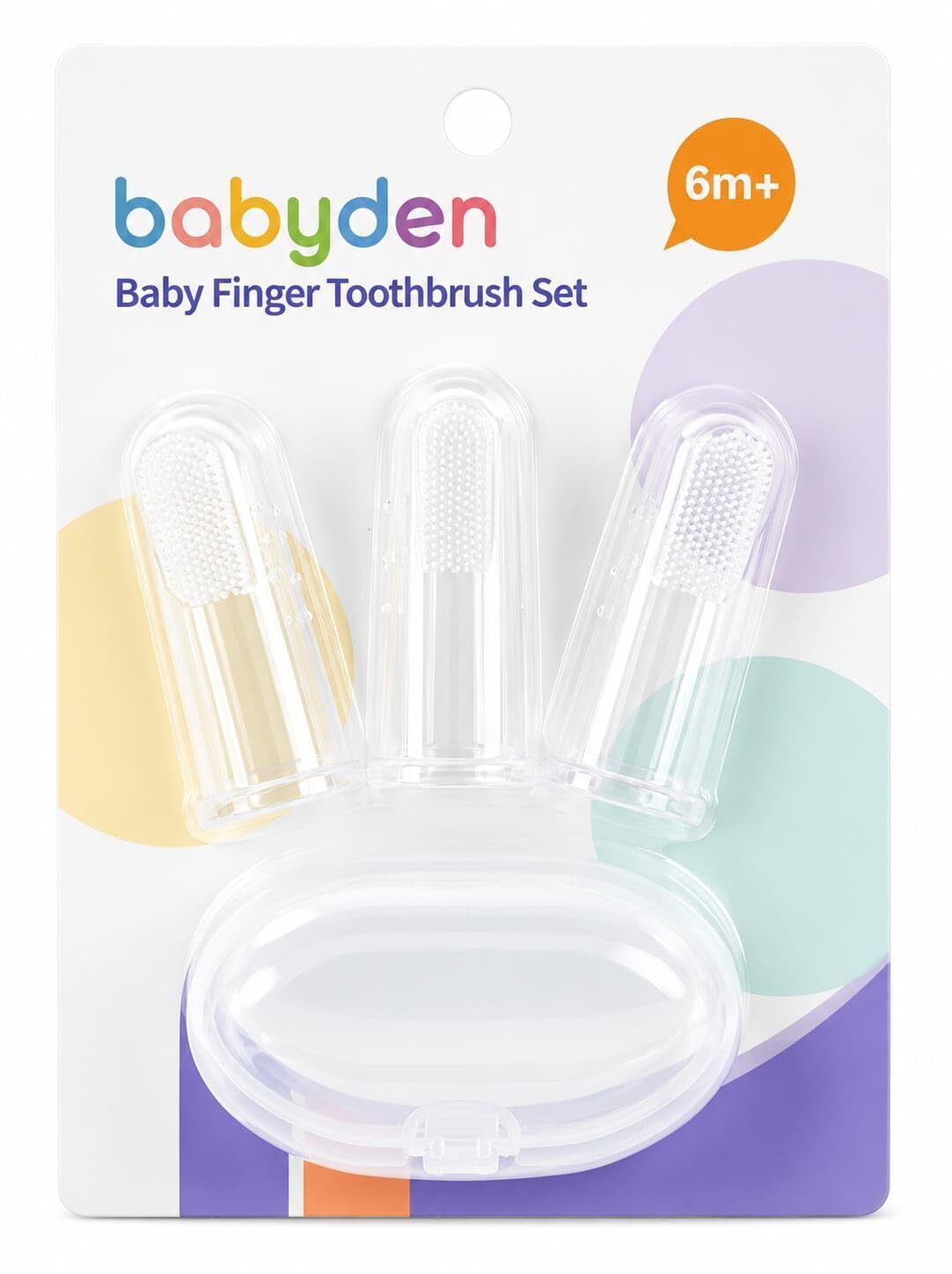 babyden Baby Finfer Toothbrush Set Pack Of 3 Extra Soft Toothbrush-picture-21