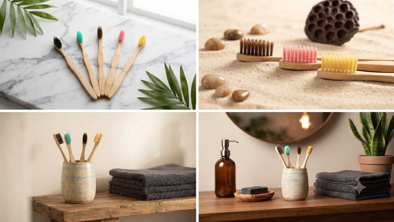 BAMBOO BRUSH _15 Ultra Soft Toothbrush-image-1