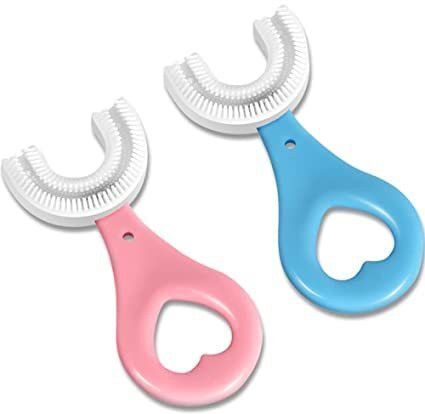 U-Shape Silicone Brush Head for Kids Children Infant Toothbrush Ultra Soft Toothbrush-image-38