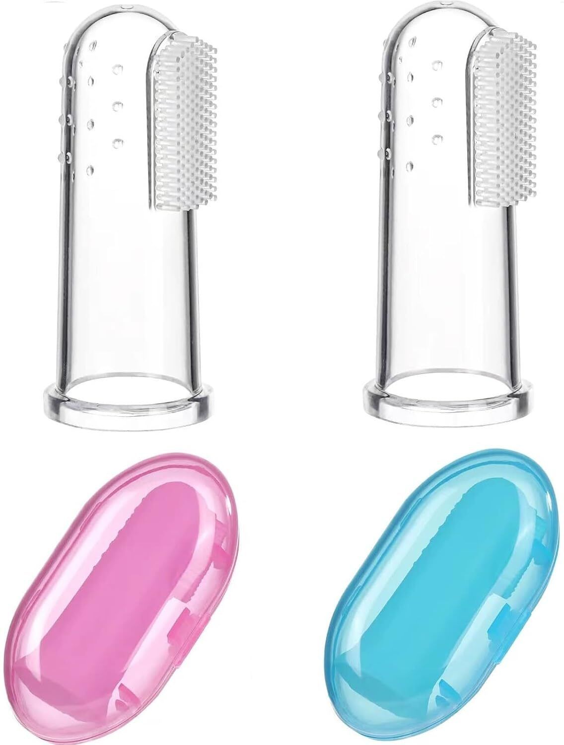 banqlyn Extra Safe Silicone Baby Finger Toothbrush – Soft, BPA-Free, Pediatrician Extra Soft Toothbrush-picture-24
