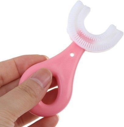 fitup U-shaped 2-6 Years Mouth-Cleaning Silicone Clean Brushing Kids Teeth Dental Care Ultra Soft Toothbrush-picture-6