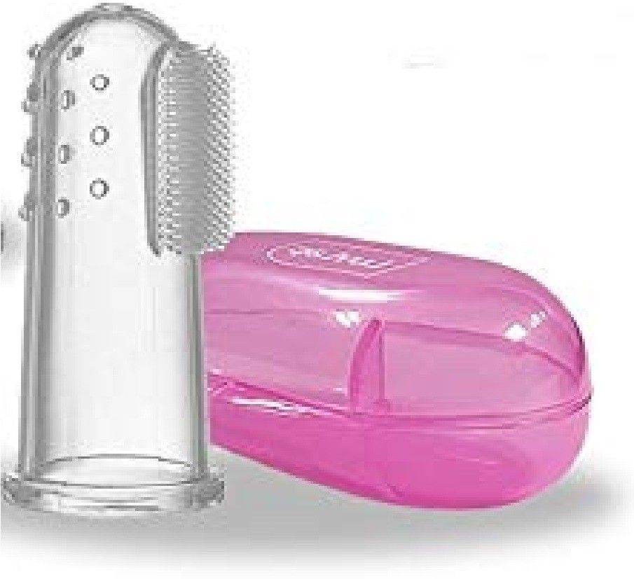 bebe burp Silicon Baby Finger toothBrush with Carry Case Ultra Soft Toothbrush-picture-18