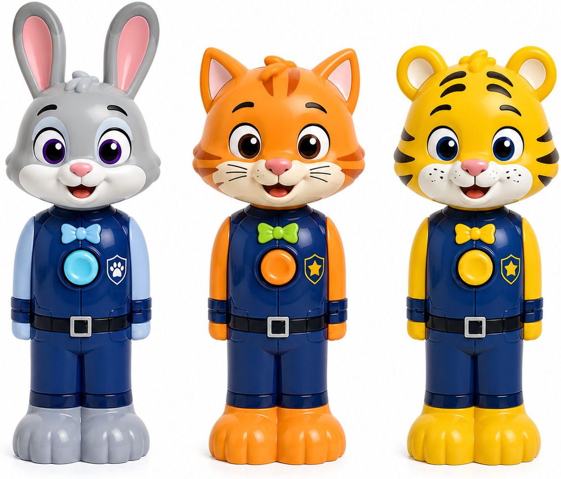Cute Animal Character Pop-Up Kids Toothbrush Soft Toothbrush-image-26