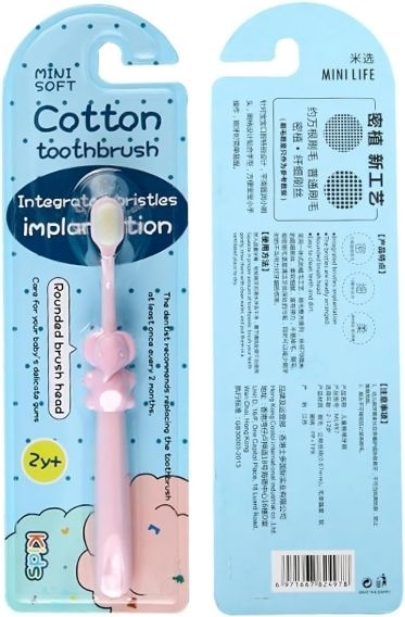prettybits Elephant bursh 01 Ultra Soft Toothbrush-picture-25