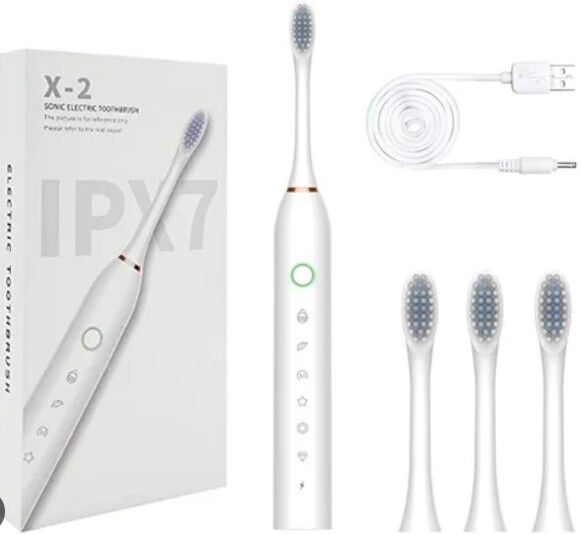 rgv Upgrade Quality 6 Mode USB Rechargeable Electric Toothbrush with IPX7 Waterproof Ultra Soft Toothbrush-picture-20