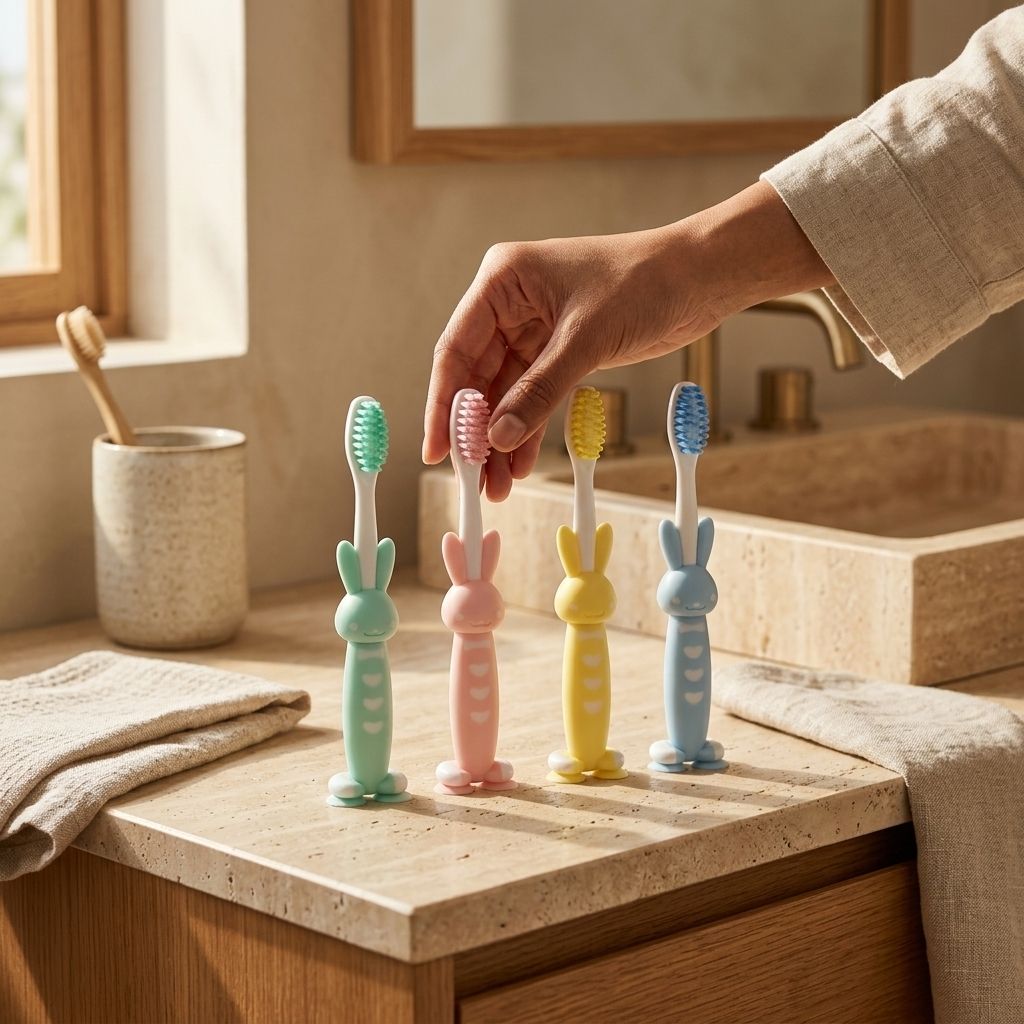 Kids Cartoon Character Toothbrush–Soft Bristle Kids Toothbrush(4) Ultra Soft Toothbrush-image-26