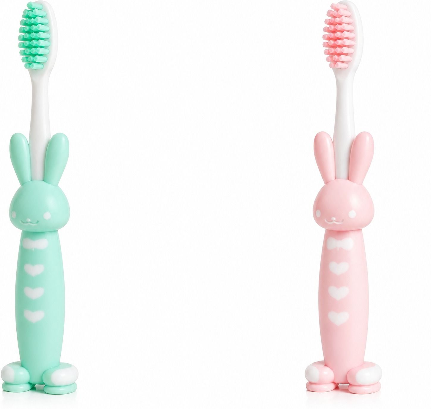 Rabbit_Green & Pink_2 Soft Toothbrush-image-20