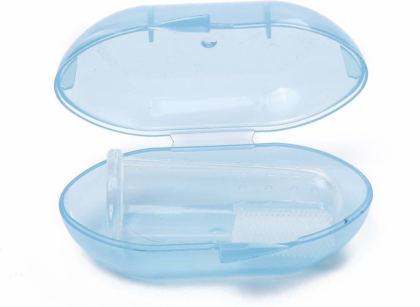Baby Non Toxic Finger Tooth Brush (3 months to 3 years) with storage Box Ultra Soft Toothbrush-image-46