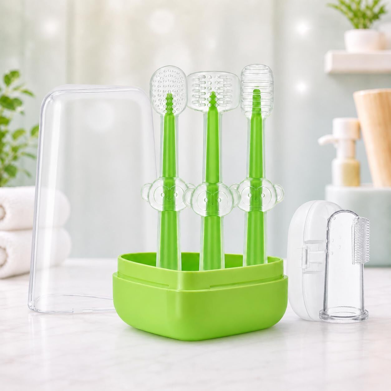 rajdip 3 IN 1 BABY BRUSH MALTY Ultra Soft Toothbrush-picture-29