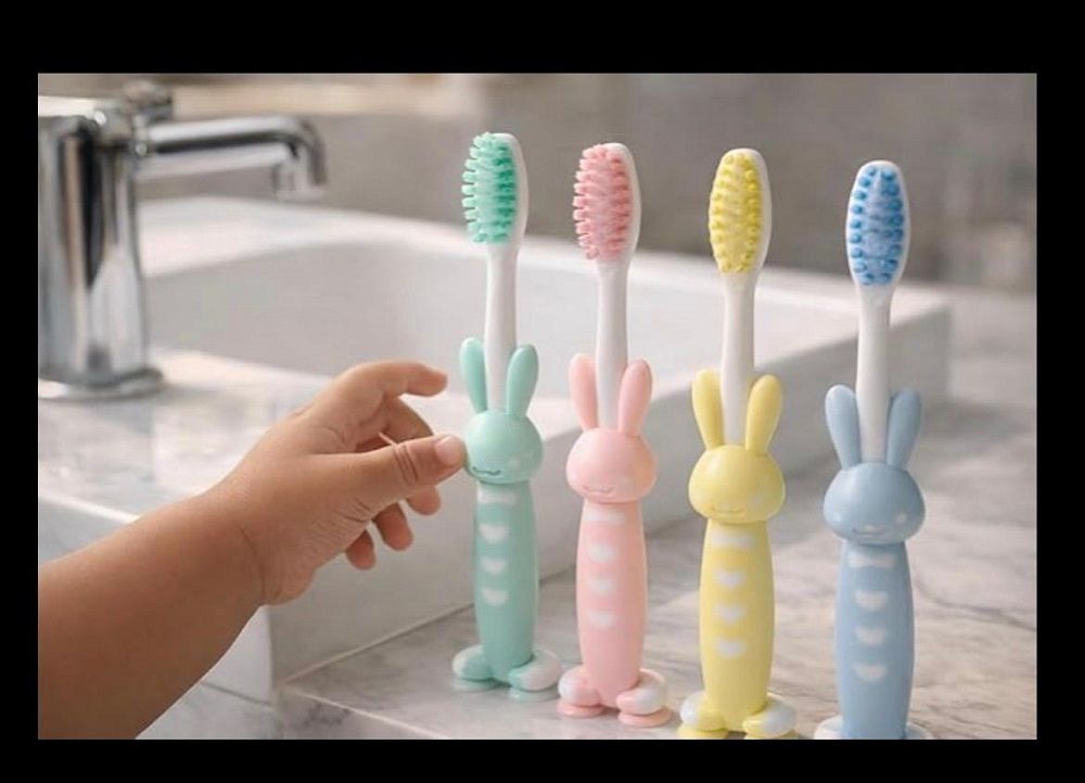 chintan creation 4pis kids toothbrush Soft Toothbrush-picture-33