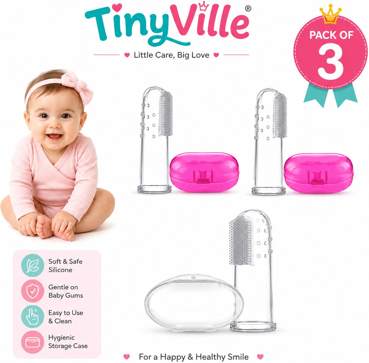 BBY PREMIUM FINGER BRUSH FR SAFTY Extra Soft Toothbrush-image-28