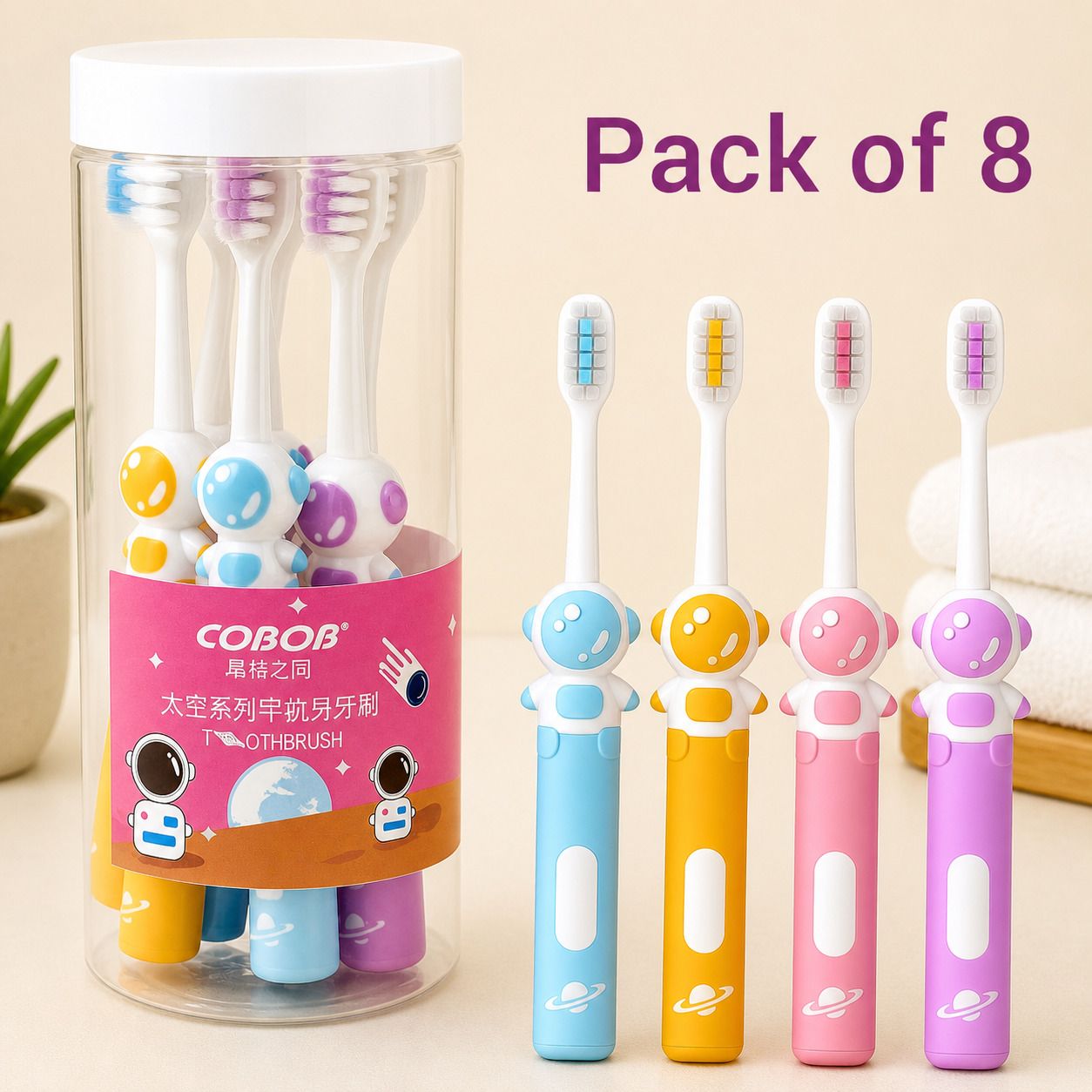 BPA Free Toothbrush Supersoft Bristles for Kids Aged 3-12 Extra Soft Toothbrush Ultra Soft Toothbrush-image-38