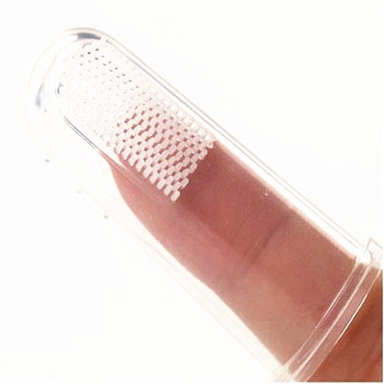 New Baby Finger Tooth-Brush with Holder (Kids Toothbrush; Non-Toxic odorless Ultra Soft Toothbrush-image-32