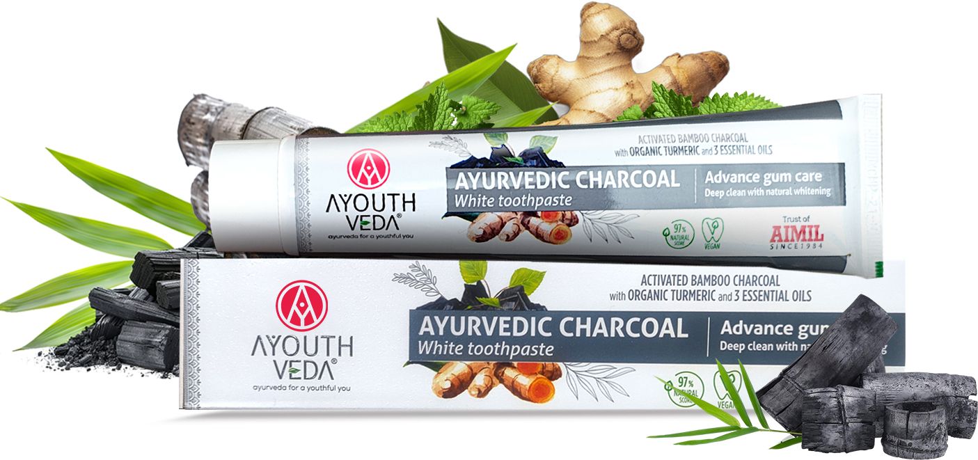 Ayurvedic Charcoal White ToothPaste Toothpaste-image-0