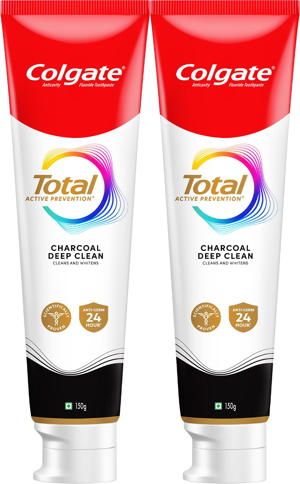colgate Total Charcoal Deep Clean Antibacterial Toothpaste Whole Mouth Health Combo Pack Toothpaste-picture-13