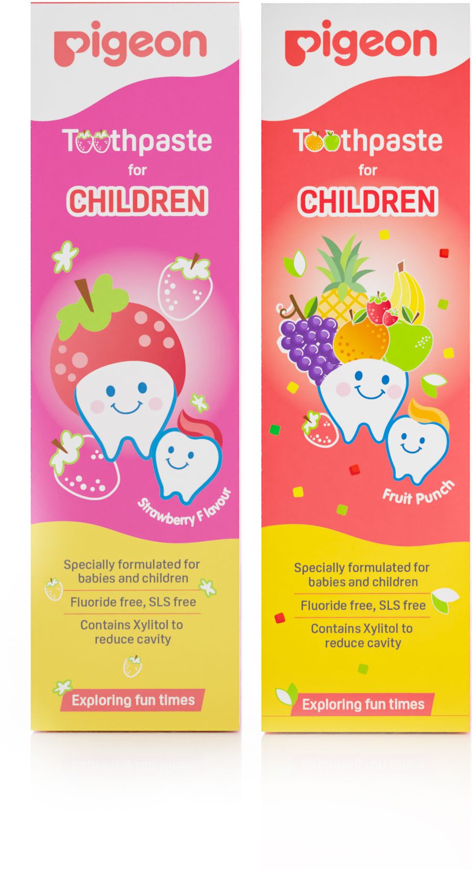 CHILDREN TOOTHPASTE STRAWBERRY AND FRUIT PUNCH 45 GM COMBO Toothpaste-image-26
