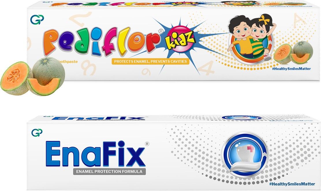 pediflor Anticavity Fluoride Melon Flavor and Fluoride-free Toothpaste-picture-22