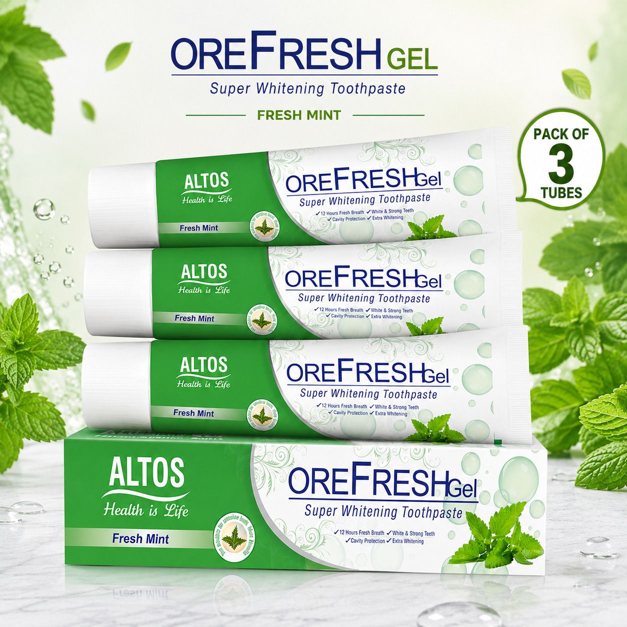 altos Orefresh Gel 300gm Toothpaste-picture-13