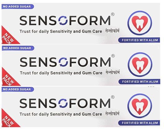 sensoform Medicated Dental Cream Toothpaste 60g Packs Toothpaste-picture-21