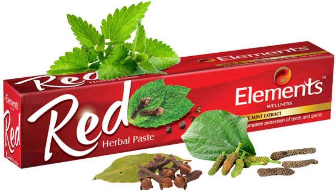 element Red Herbal Toothpaste 100 gms Toothpaste image 1