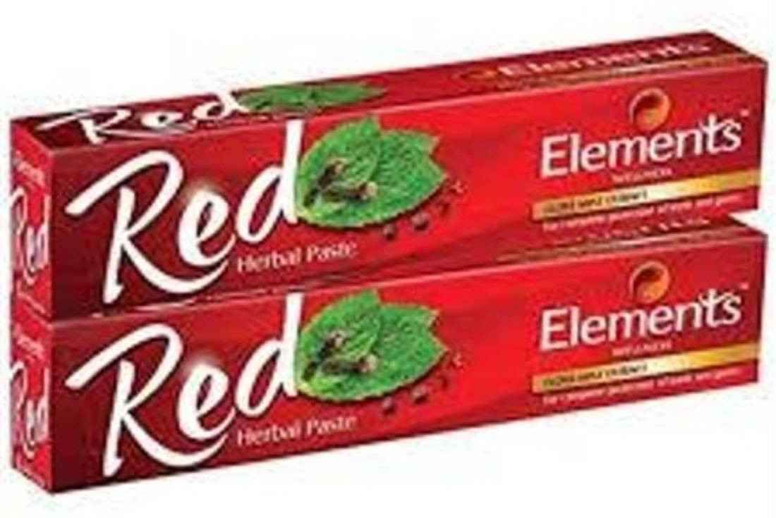 element Red Herbal Toothpaste 200 gms (Pack of 2 X 100 g) Toothpaste image 1