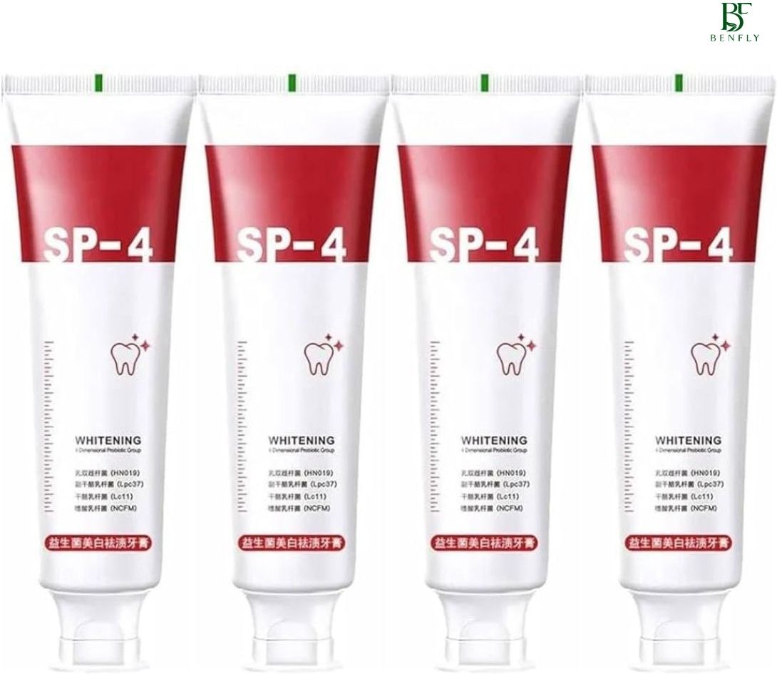 benfly Sp4 Oral Care for Sensitive Teeth Toothpaste - Encourages Strong & Bright Teeth Toothpaste-picture-41