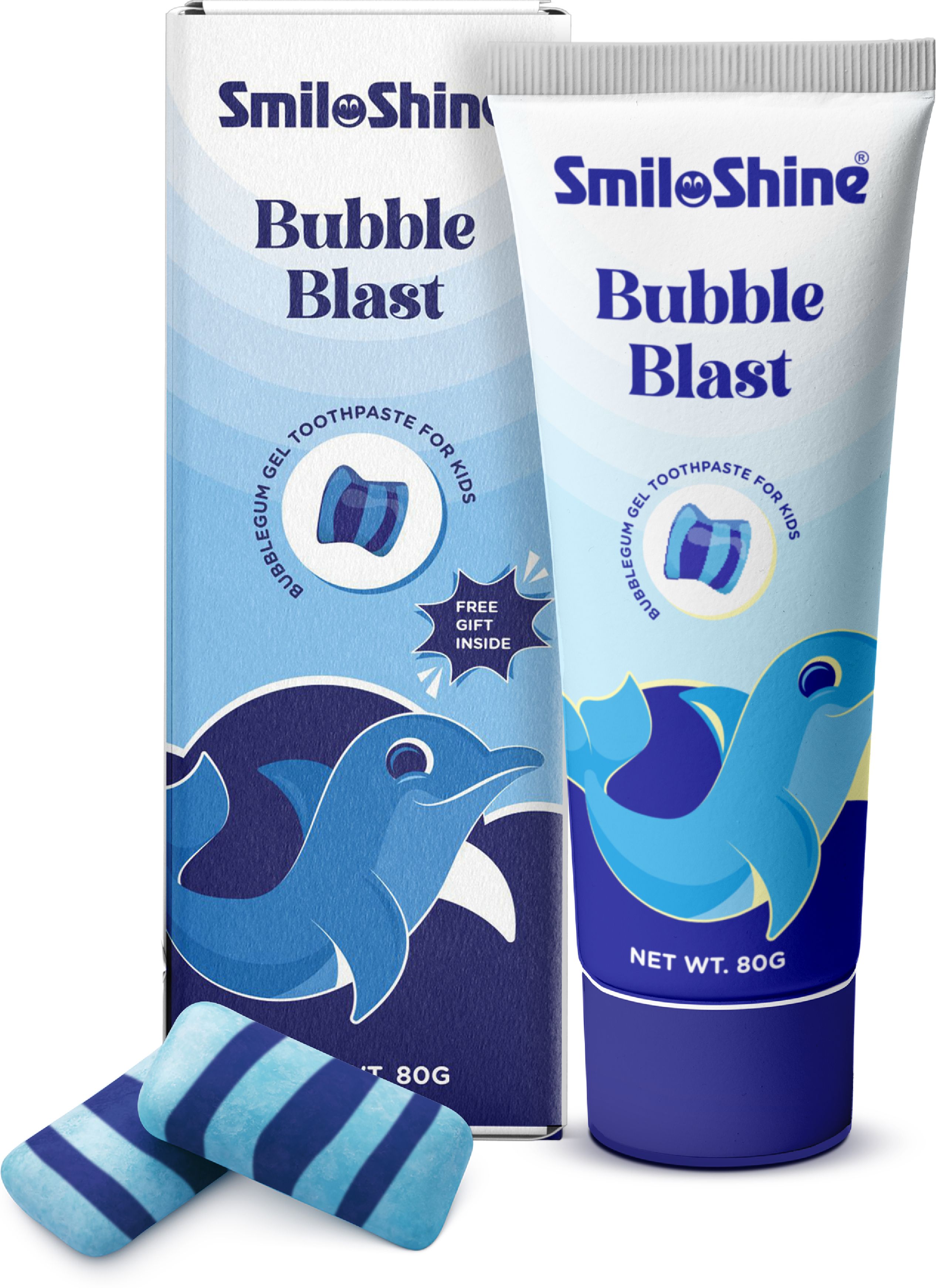 Unicorn Gel Toothpaste for Kids - Bubble Gum Flavor Toothpaste-image-21