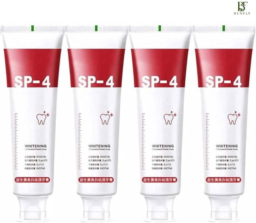 benfly Sp 4 tooth paste - Non Harsh & Comfortable Daily Toothpaste Use For Natural Look Toothpaste-picture-25