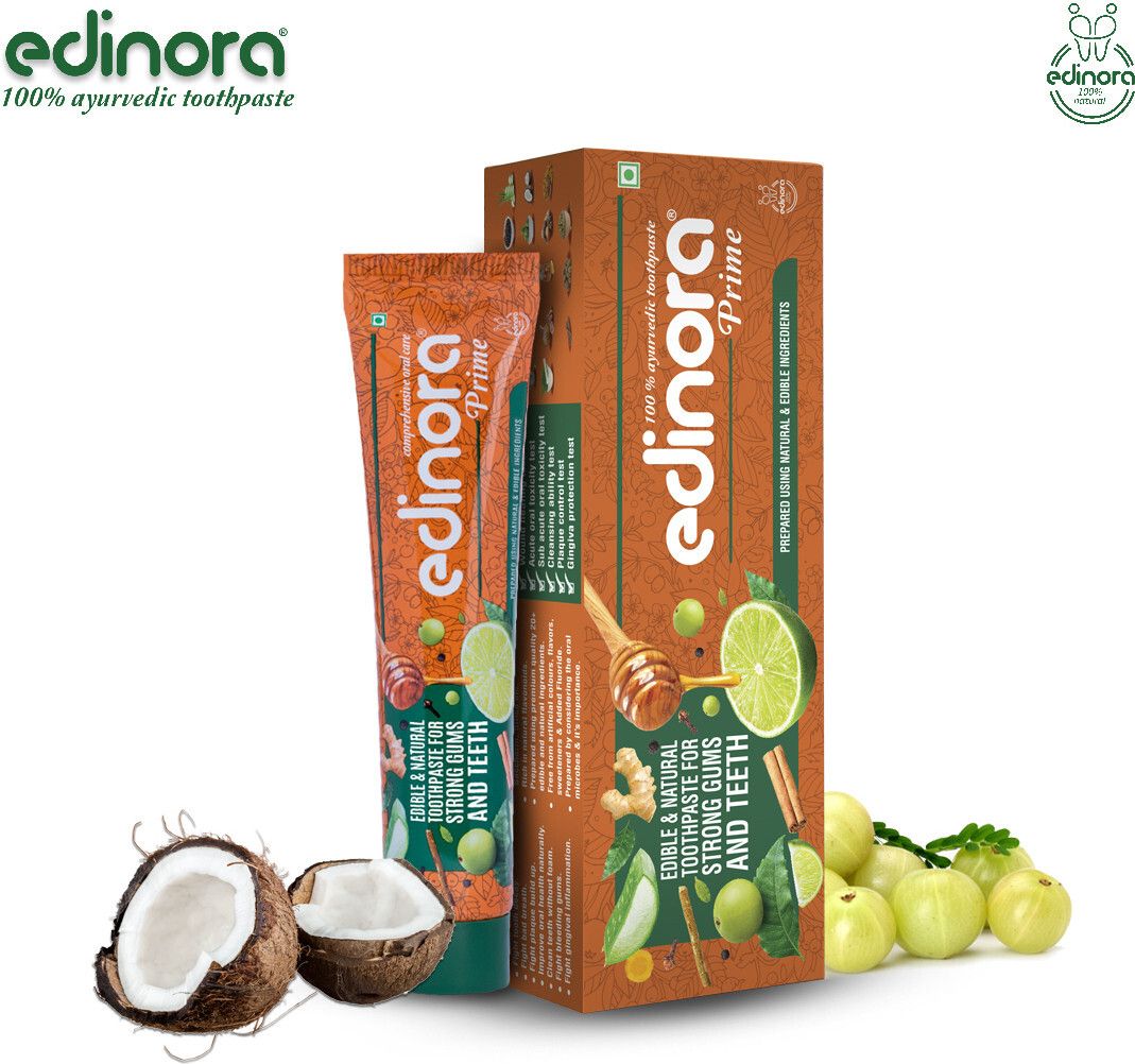 Natural Toothpaste, Blend Of Essential oils & Herbal Powders, SLS & Paraben Free Toothpaste-image-30