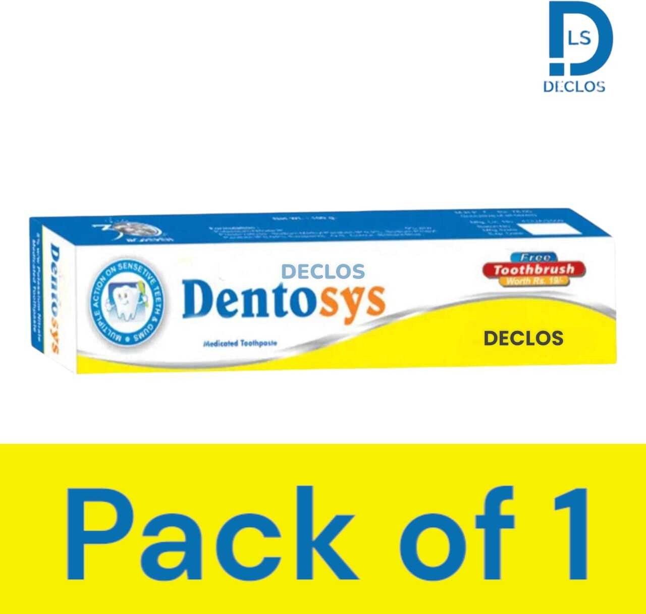 declos Dentosys (100g each) Toothpaste Toothpaste image 1