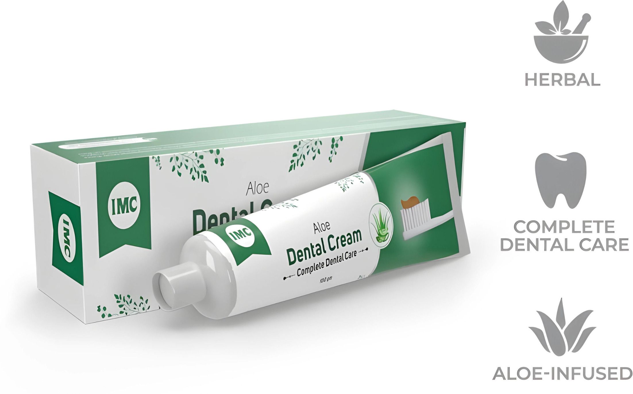 imc Aloe Dental Cream | Enriched with Babool Chhal, Laung, Fitkari & Mint Toothpaste-picture-23