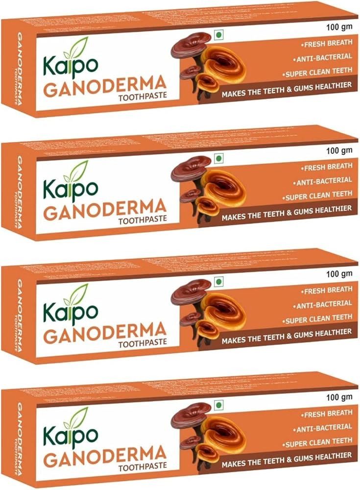Ganoderma Toothpaste - Fresh breath,Super Clean Teeth : 100gms : Pack of 4 Toothpaste-image-24