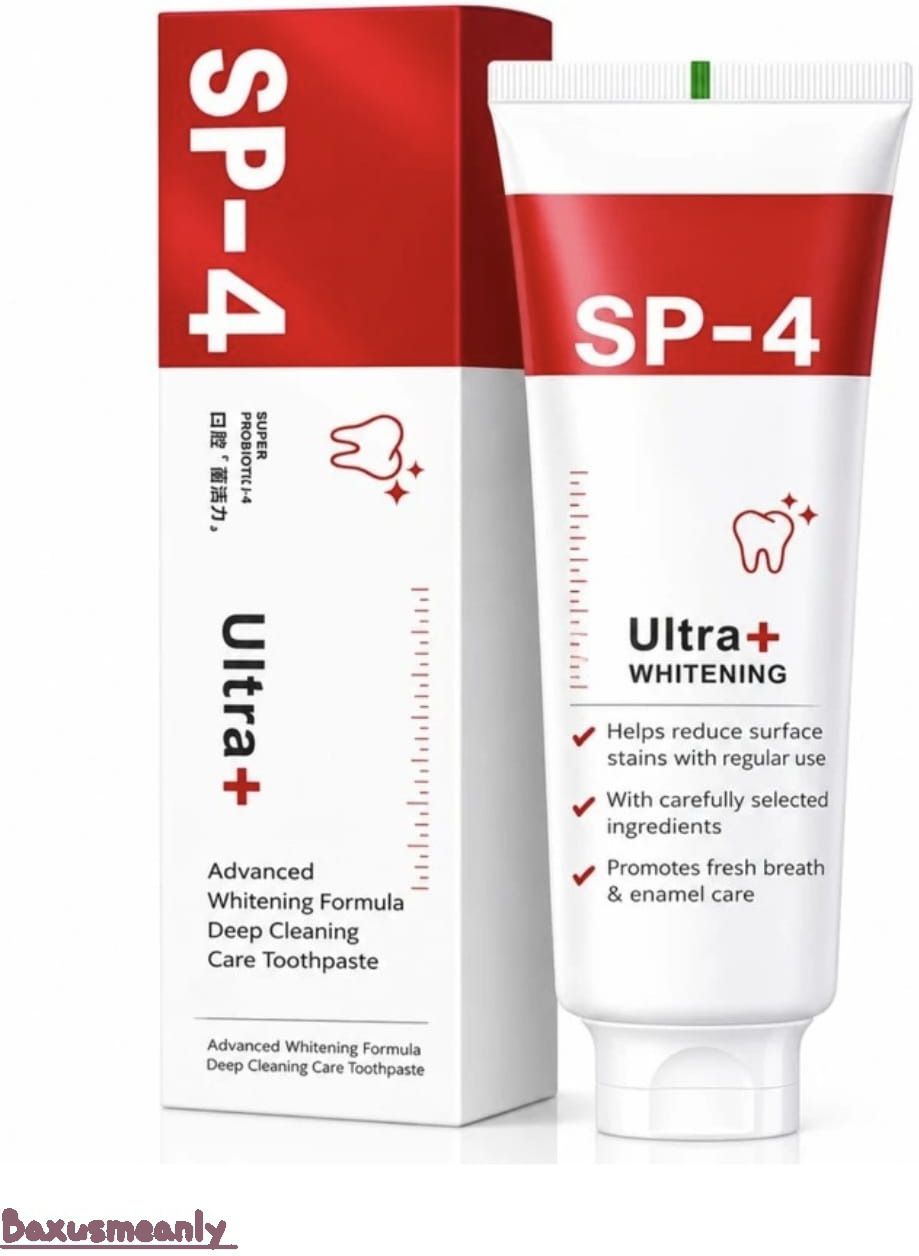 SP 4 Ultra Whitening Toothpaste 30G White Active Toothpaste-image-43