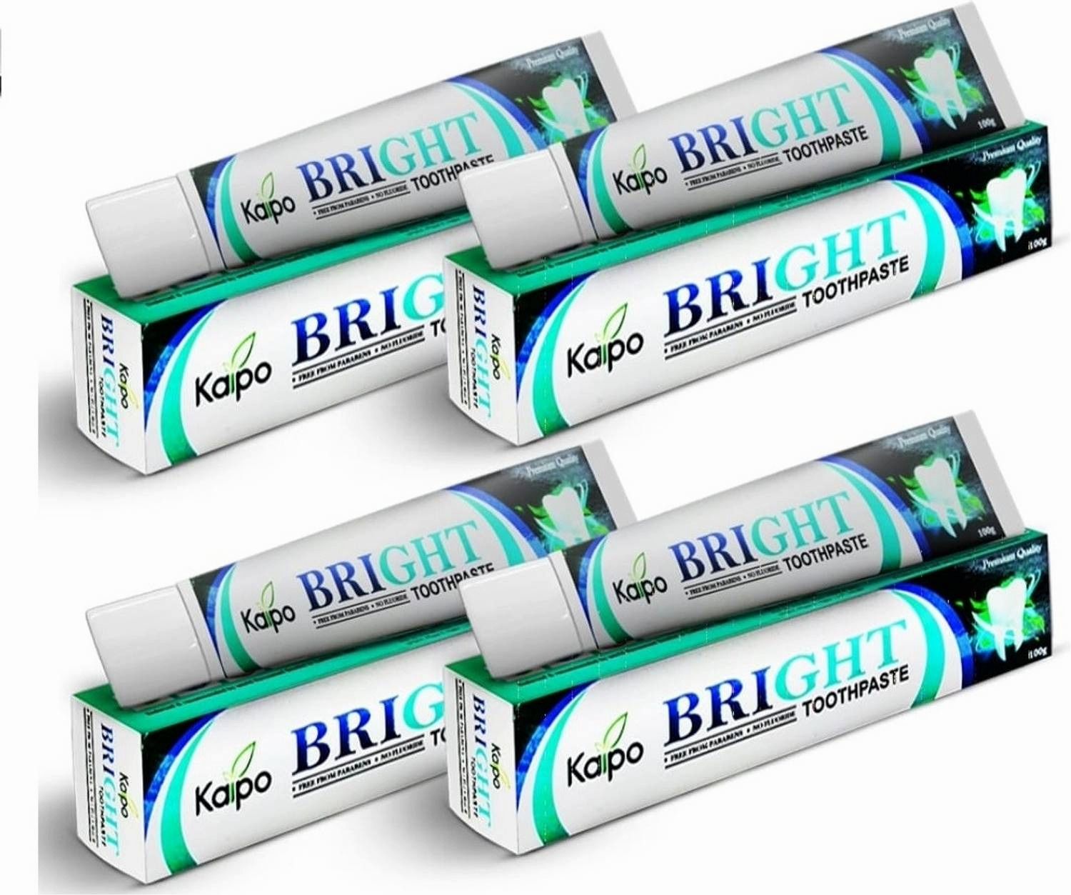 Bright Toothpaste with Fluoride-Free Formula | 100 g, 4 pack Toothpaste-image-21