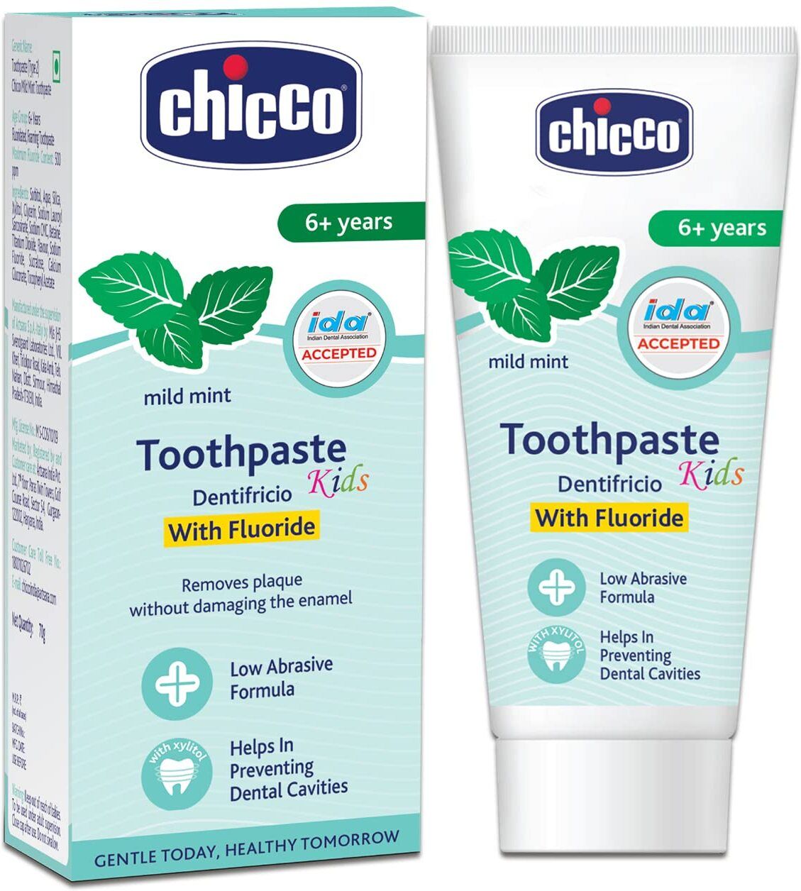 Mild Mint Flavour 6Y+ Kids, Preservative Free Toothpaste