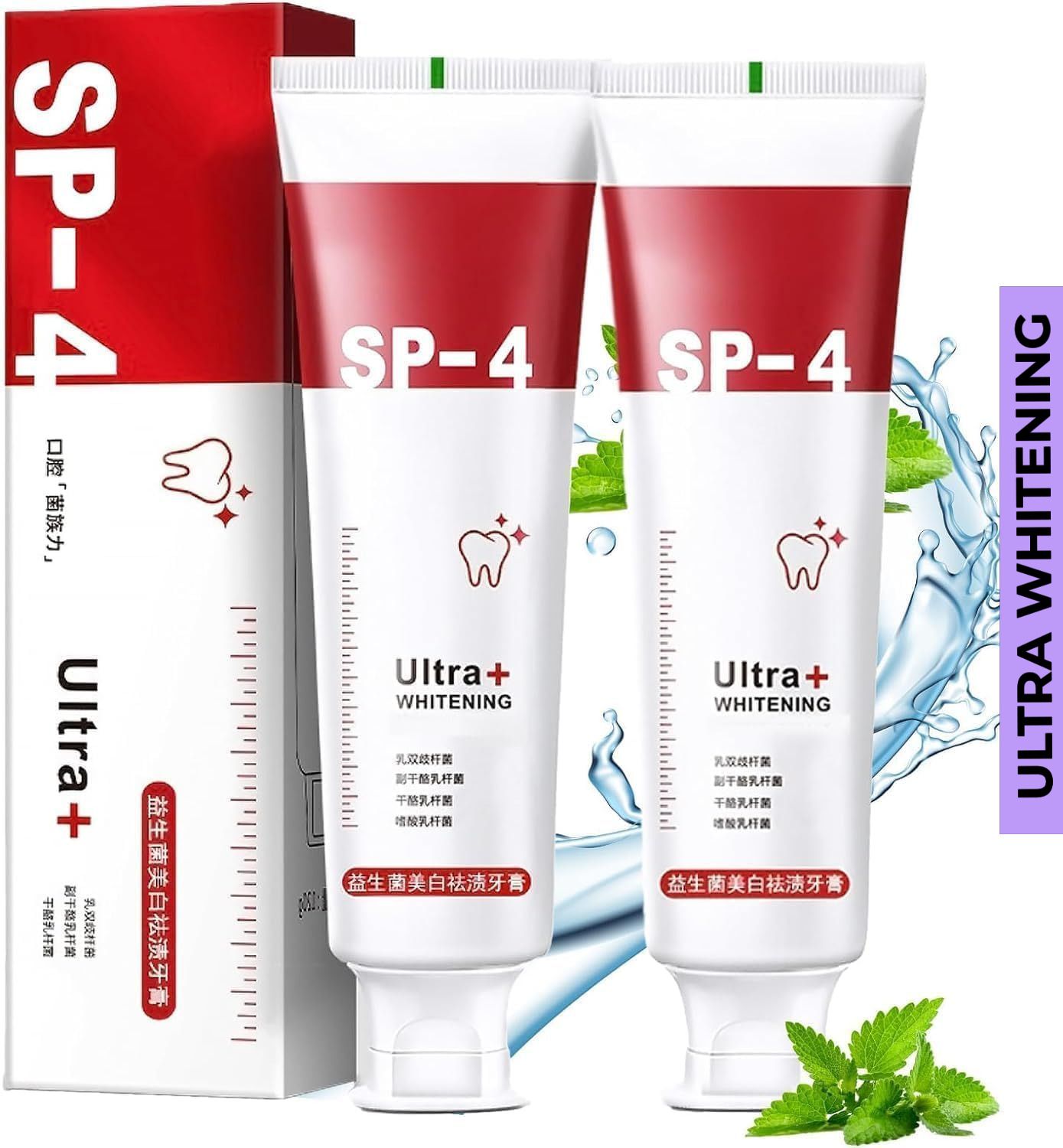 frosted cosmetic SP-4 Advanced Teeth Whitening Cream PACK OF 2 Toothpaste-picture-24