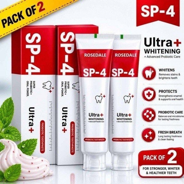 rosedale Royal SP-4 Teeth Whitening Ultra Probiotic Anti Cavity Toothpaste JAO Toothpaste-picture-55