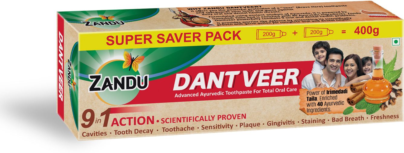 Dantveer, India's 1st toothpaste with Irimedadi oil, Fights 9 dental problems Toothpaste