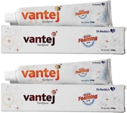 vantej Dr. Reddy's Toothpaste(200gm) Pack of 2*100GM Toothpaste-picture-15