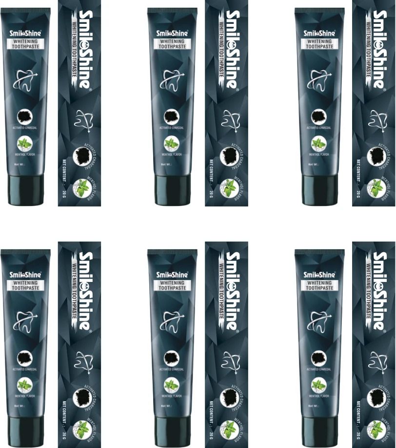 Whitening Charcoal Toothpaste 120g -Pack of 6 (each pack 20 grams) Toothpaste-image-42