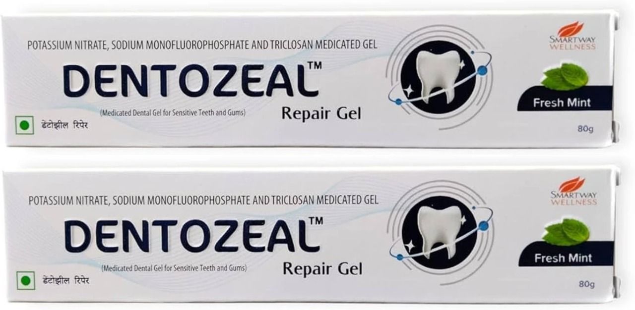 dentozeal REPAIR GEL Toothpaste (80 g)PACK OF 2 Toothpaste-picture-40