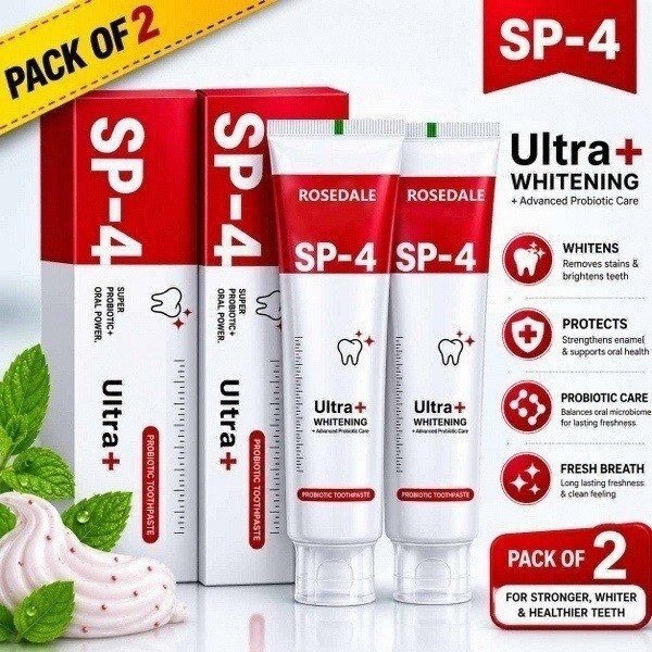 rosedale Ultra SP-4 Teeth Whitening Ultra Probiotic Anti Cavity Toothpaste MRS Toothpaste-picture-31